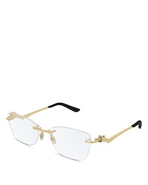 cartier panthere glasses replica|cartier rectangular rimless glasses.